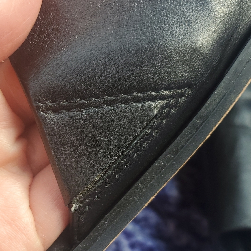 Karl Lagerfeld Elegant Black Slides Upper Leather Size 8.5 - Picture 5 of 16